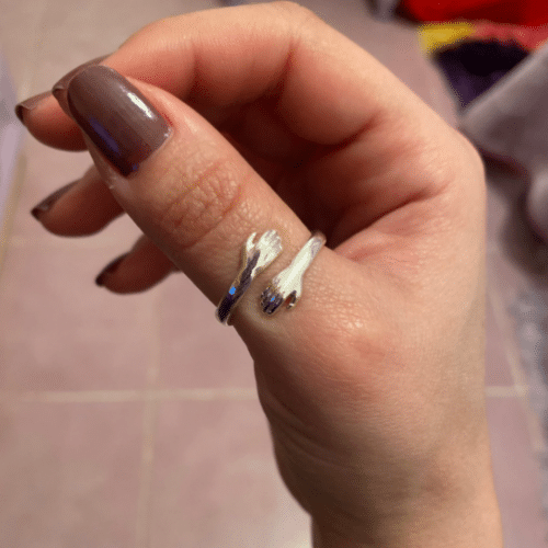 Ölelés alakú gyűrű photo review